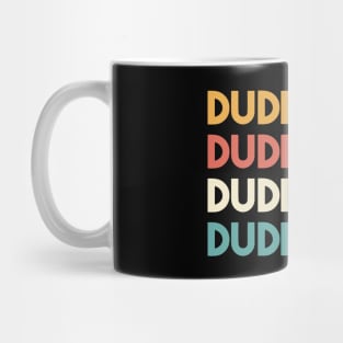 vintage dude be kind retro colors Mug